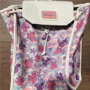 Disney Minnie Drawstring Backpack/Purse